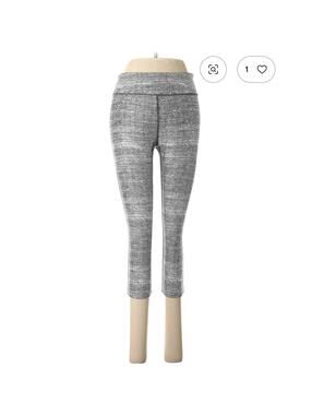 Under Armour Gray Legging Active Pants Size M